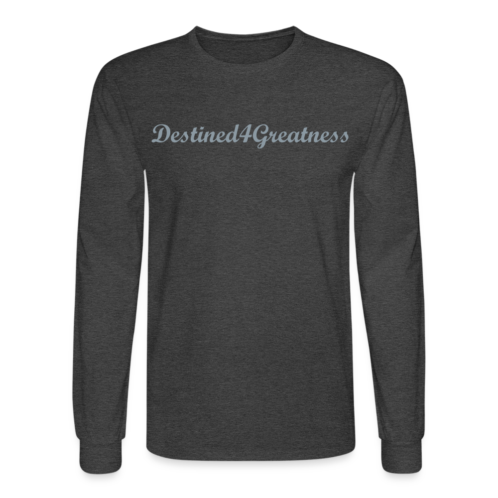 Unisex Silver D4G Long Sleeve T-Shirt - heather black