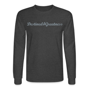 Unisex Silver D4G Long Sleeve T-Shirt - heather black