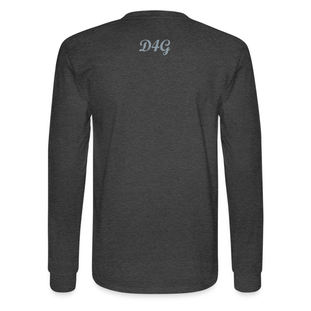 Unisex Silver D4G Long Sleeve T-Shirt - heather black