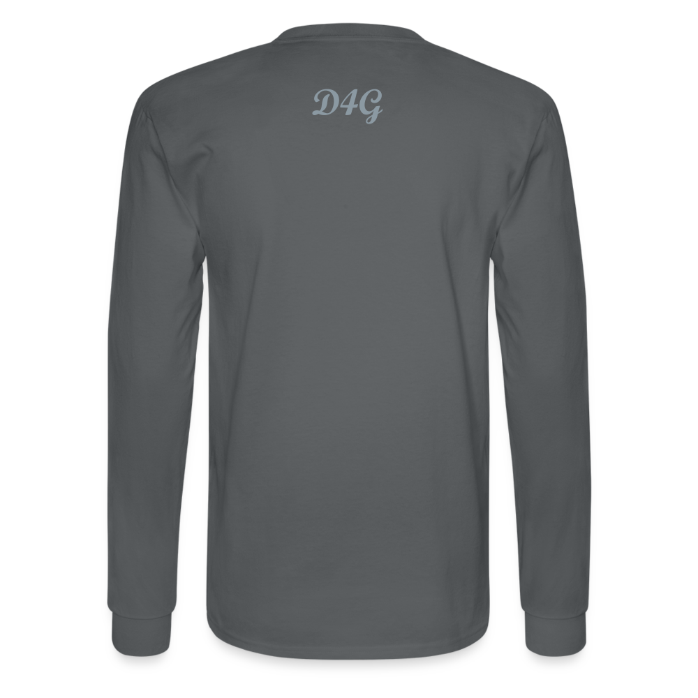 Unisex Silver D4G Long Sleeve T-Shirt - charcoal