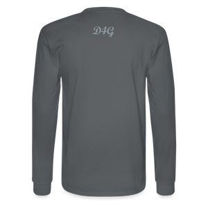 Unisex Silver D4G Long Sleeve T-Shirt - charcoal