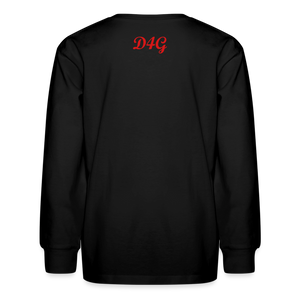 Youth Red I AM Long Sleeve T-Shirt - black