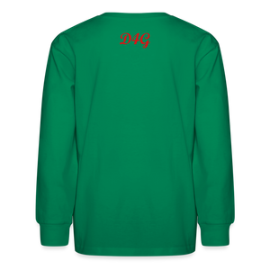 Youth Red I AM Long Sleeve T-Shirt - kelly green