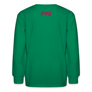 Youth Pink I AM Long Sleeve T-Shirt - kelly green