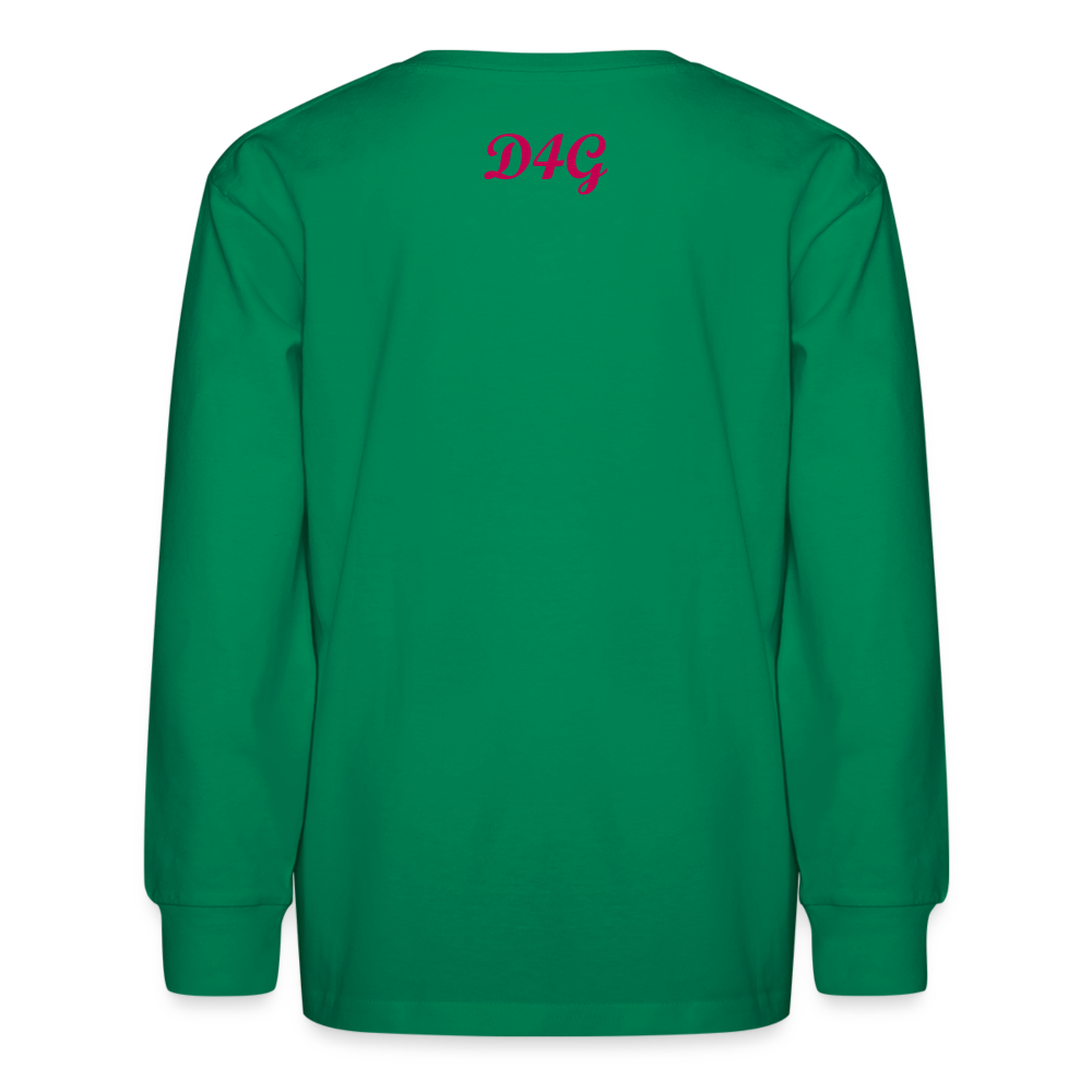 Youth Pink I AM Long Sleeve T-Shirt - kelly green